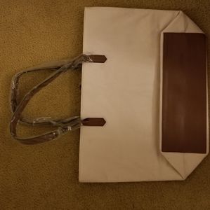 Suede Beige Tote